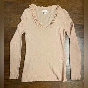 Banana Republic Light Pink Cashmere blend Sweater Size XS